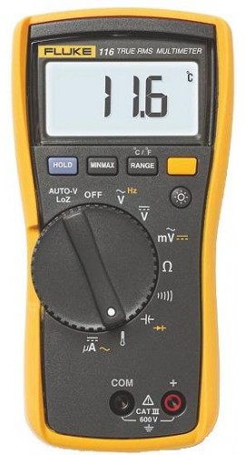 Fluke 116 HVAC/R Multimeter with temperature and microamps-