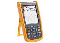 Fluke 125B/S Industrial ScopeMeter Hand-Held Oscilloscope with AC clamp and Fluke View software, 40 MHz-