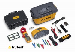 Fluke 1674FC US/1630/FTT Multifunctional Installation Tester with 1630-2 earth ground clamp and TruTest Software, 2000 Ω, 40 Hz to 1 kHz-