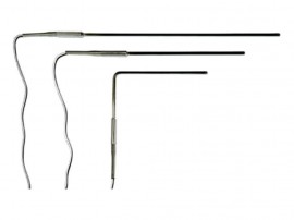 Fluke 5609-BEND-G Secondary Reference PRT with 90° bend and gold pins, 12&#039; probe-