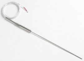 Fluke 5618B-12-M Small-Diameter Industrial RTD with mini banana plugs, 12"-