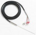 Fluke 5622-32-M Fast Response Platinum Resistance Thermometer (PRT) with Mini Banana Plugs, 0.13in, 6ft Lead-