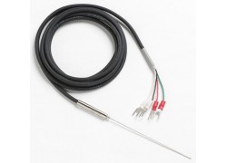 Fluke 5622-32-S Fast Response Platinum Resistance Thermometer (PRT) with Spade Lugs, 0.13in, 6ft Lead-