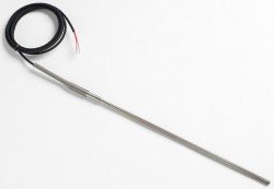 Fluke 5627A-12-S Precision Thermometer/RTD Temperature Probe with Spade Lugs, 12 x 0.25in, -200 to 300&amp;deg;C-
