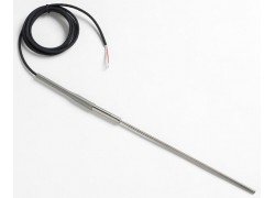 Fluke 5627A-9-S Precision Thermometer/RTD Temperature Probe with Spade Lugs, 9 x 0.19in, -200 to 300&amp;deg;C-