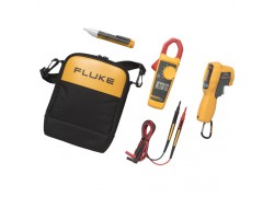Fluke 62 MAX+/323/1AC IR Thermometer, Clamp Meter and Voltage Detector Kit-