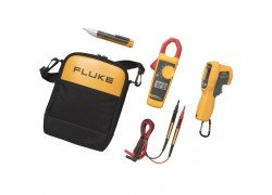 Fluke 62 MAX+/323/1AC IR Thermometer, Clamp Meter and Voltage Detector Kit-