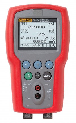 Fluke 721EX-1603 Dual Sensor Pressure Calibrator, 16 PSIG/300 PSIG-