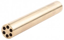 Fluke C Insert (Model 9173-INSC) for 9173 Metrology Wells, Aluminum-Bronze, 0.25in Holes-