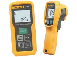 Fluke 414D/62 MAX+ Laser Distance Meter/Infrared Thermometer Combo Kit-