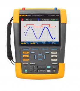 Fluke 190-502-III-S Color ScopeMeter with FlukeView-2 software package, 500 MHz, 2 channels-