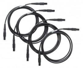 Fluke I17XX-FLEX2M-M2M4P Male-Male Cable, 6.56', 4-Pack-