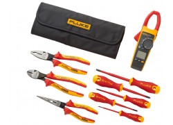 Fluke IB376K 376 FC Series True RMS Wireless Clamp Meters and insulated hand tools starter kit, 1000 V-