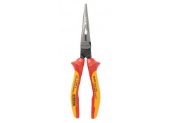 Fluke INLP8 Insulated Long Nose Pliers with Side Cutter &amp;amp; Gripping Zones, 1000 V-