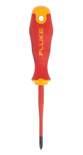 Fluke IPHS1 Insulated Philips Screwdriver #1, 3", 1000 V-