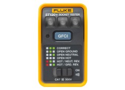Fluke ST120+ GFCI Socket Tester with beeper, 110 to 125 V AC-