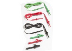 Fluke TL1550B Test Leads with Alligator Clips (Red, Black, Green)-
