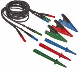 Fluke TL165X Standard TL set with leads probes caps alligator clips-
