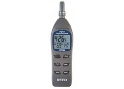 REED 8706 Digital Psychrometer / Thermo-Hygrometer, Wet Bulb, Dew Point, Temperature, Humidity
